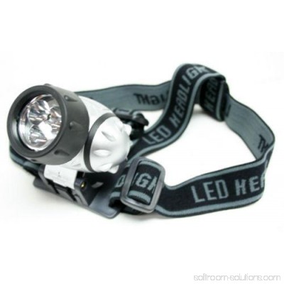 3 LED Hands Free Miner's Head Lamp Light